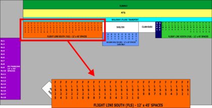 Flightline South Parking