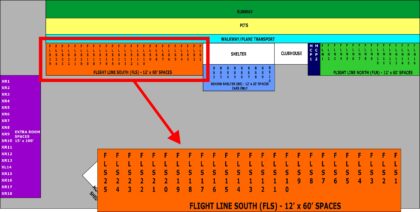 Flightline South Parking